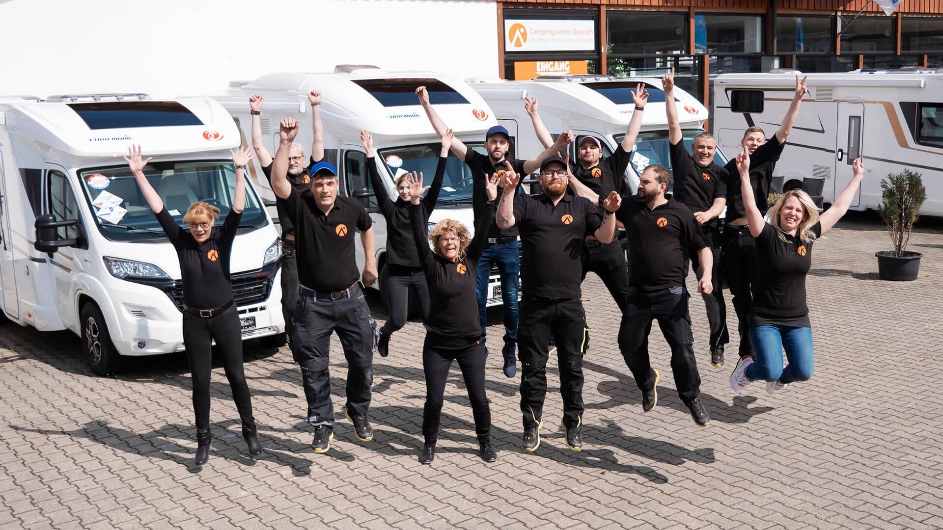Das Team des Campingcenter Overath